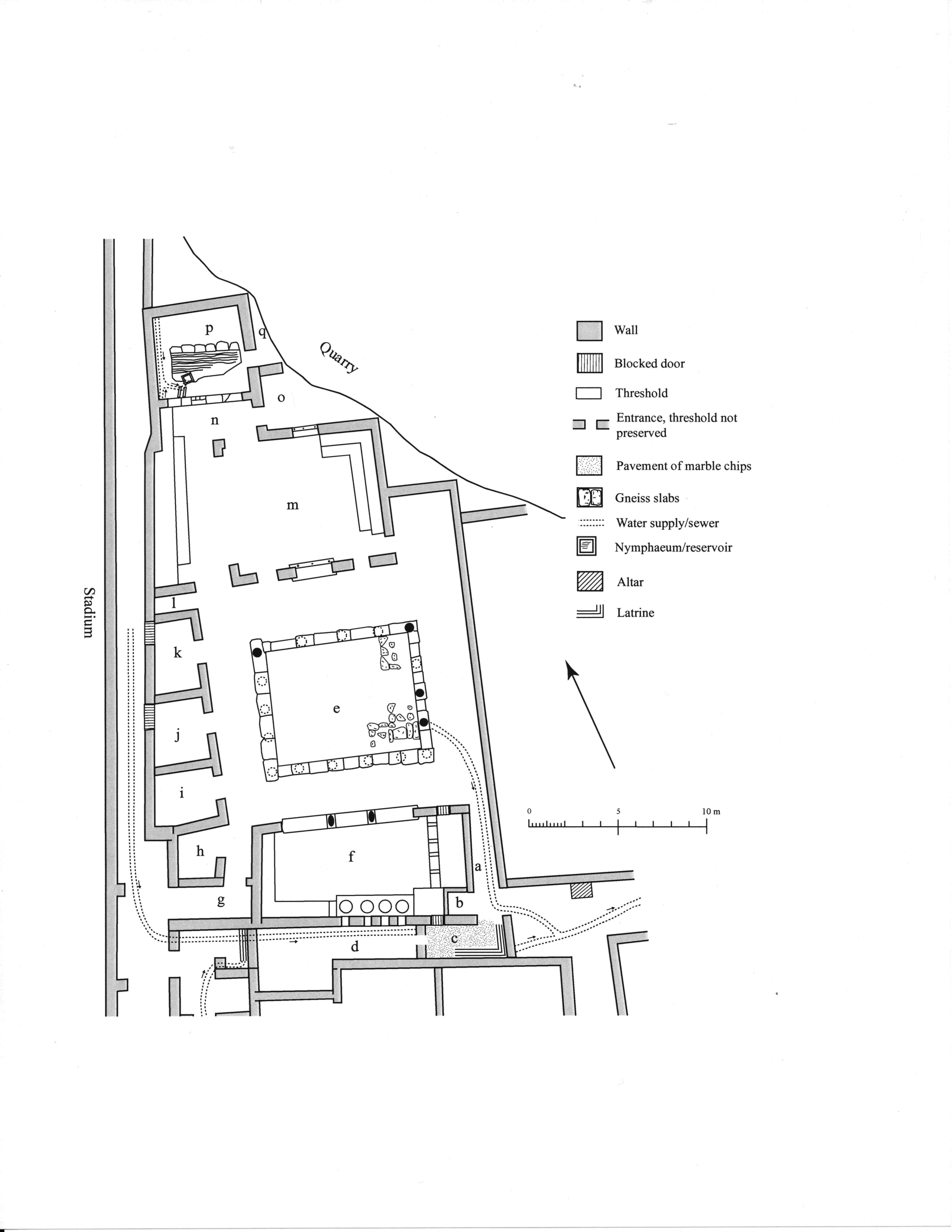 Archaeological plan of the ‘Perfumery'