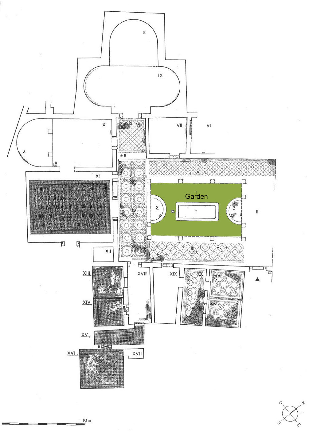 Plan of the House of the Protomes