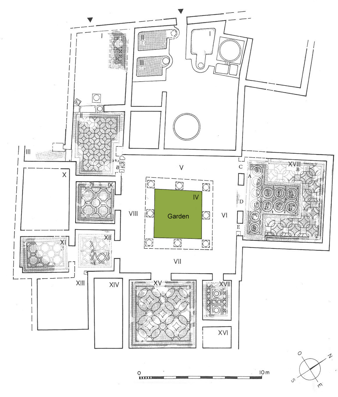 Plan of the House of the Trussed Animals