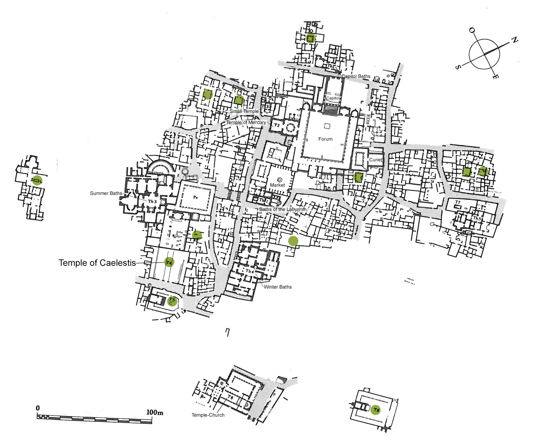 Plan of Thuburbo Maius; CMT, Thuburbo Majus