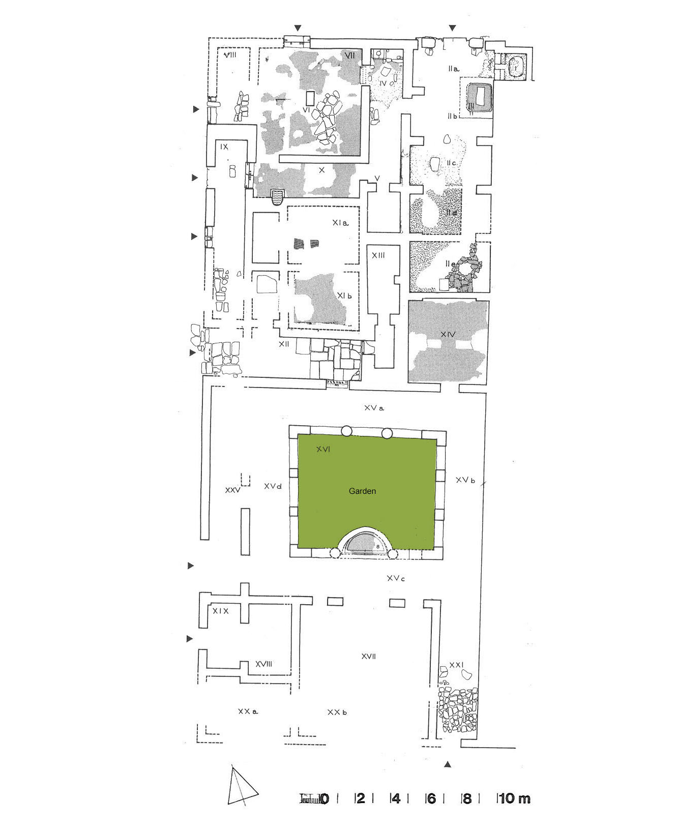 Fig.1: Plan of the House of the Treasure.