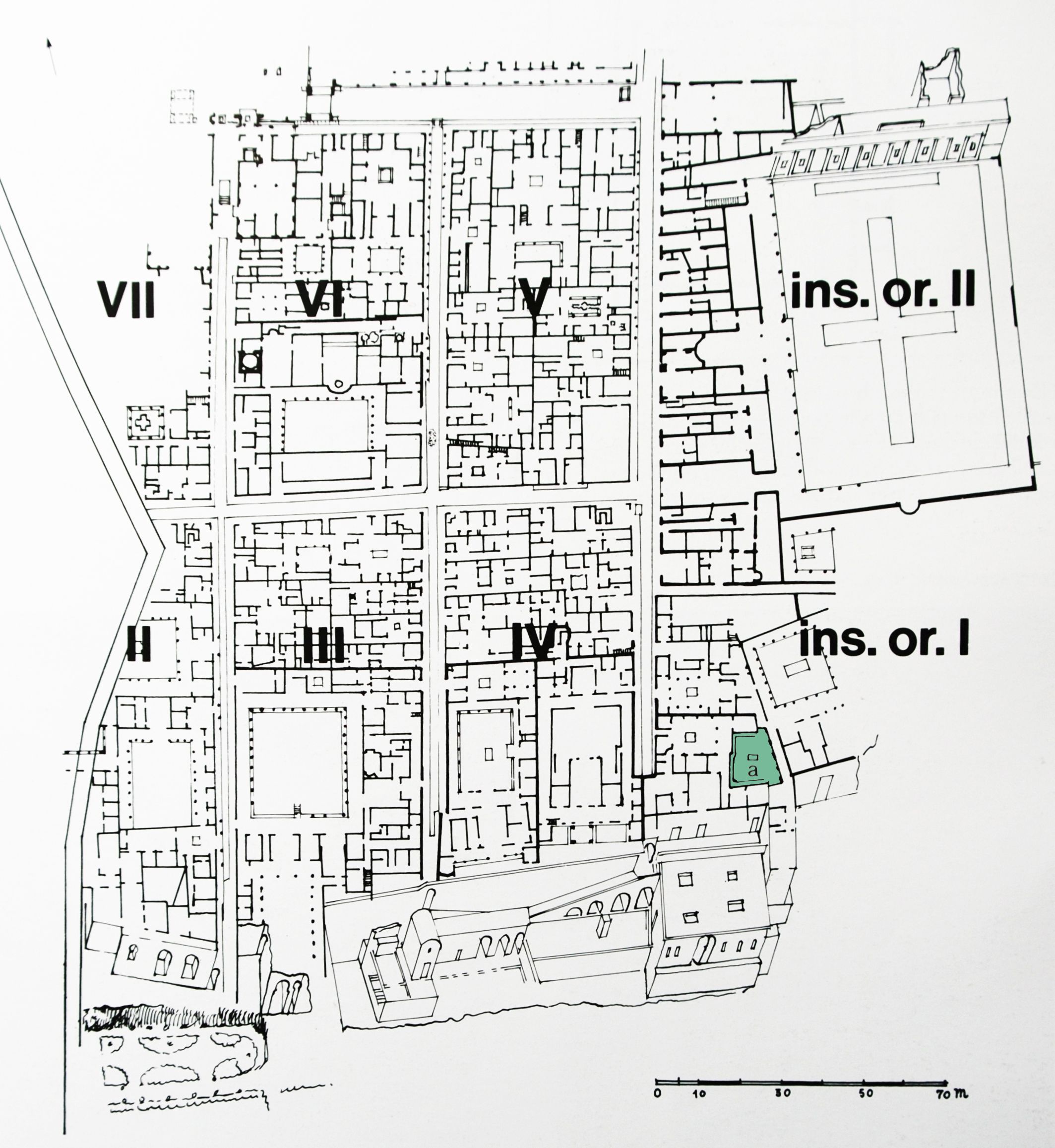 Herculaneum - insula orientalis I. 1-3