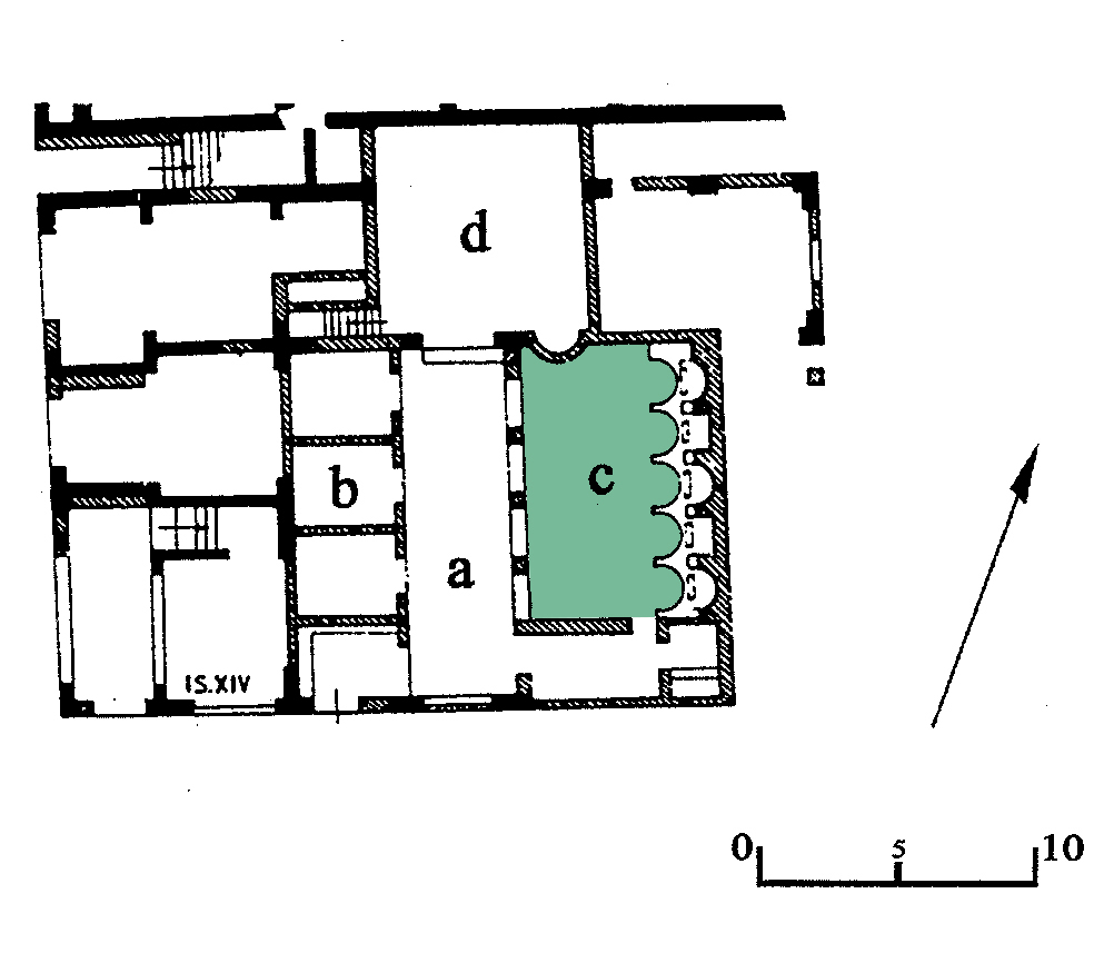 Plan of the House of Amor and Psyche