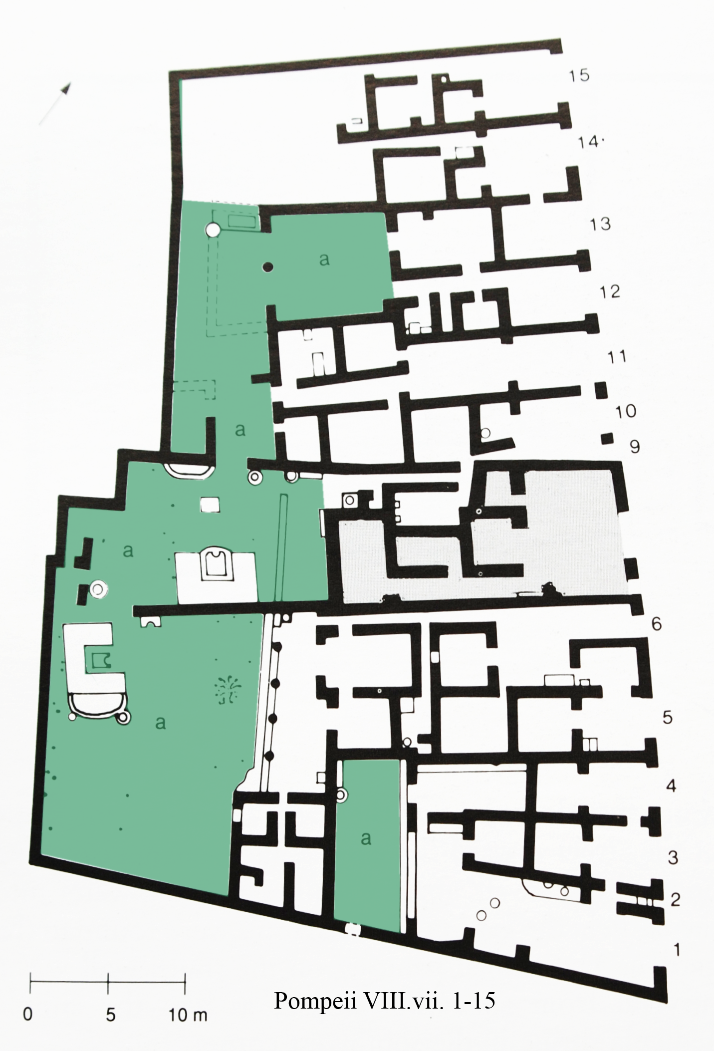 Fig.23, Plan of Region VIII, Insula VII