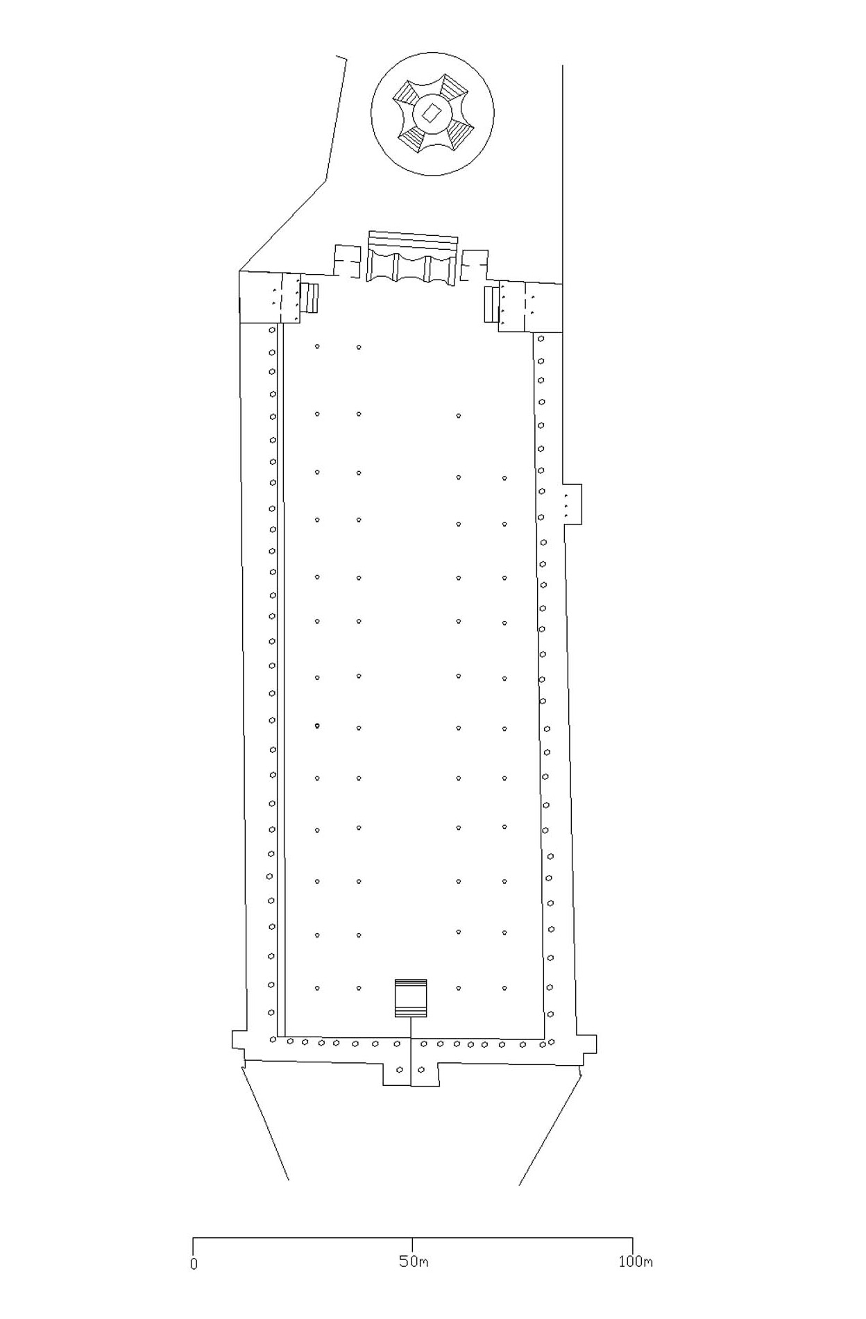 Reconstructed plan of the Divorum