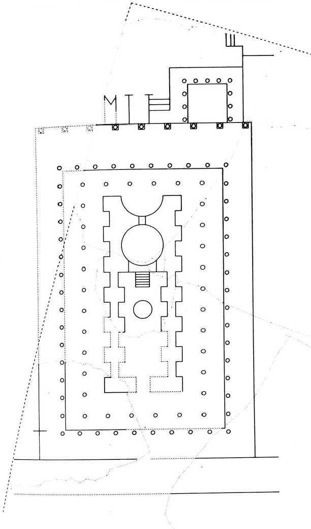 Base plan of the Hercules Musarum