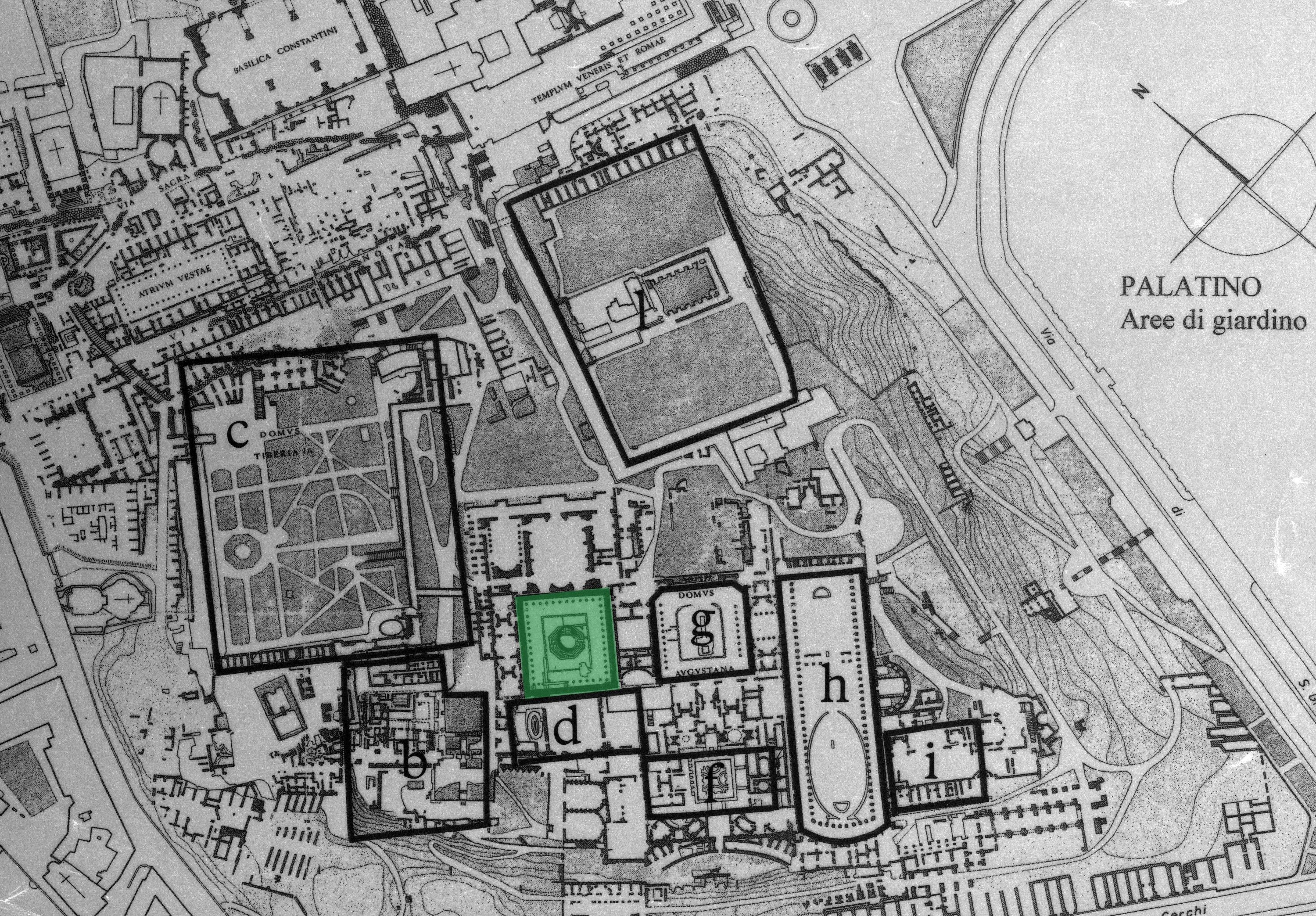 Plan of the Palatine