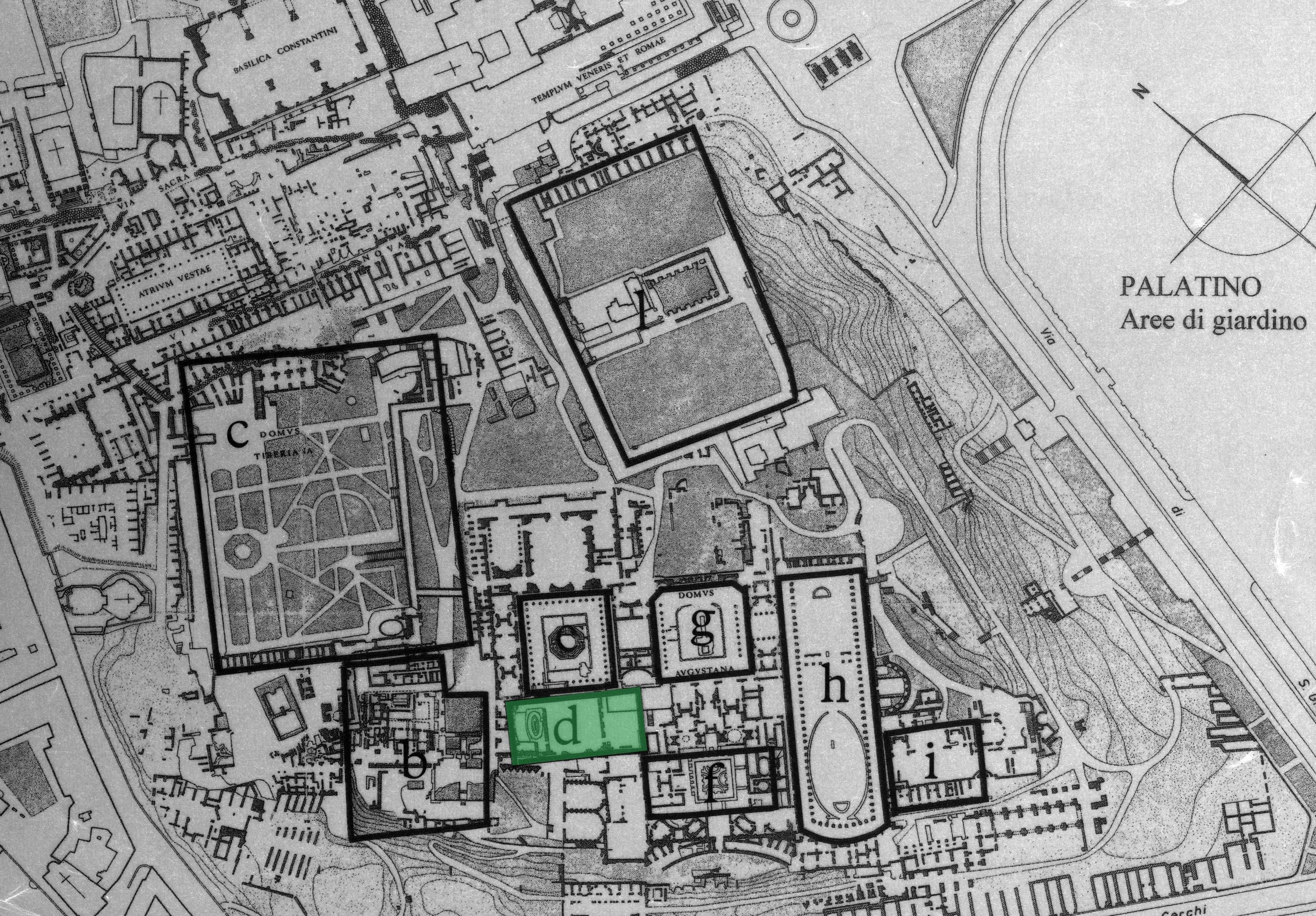 Plan of the Palatine