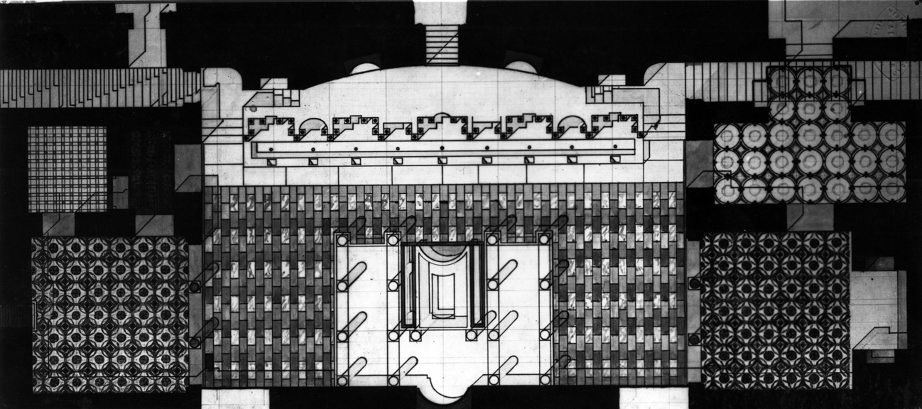 Reconstruction of the Domus Transitoria Nymphaeum