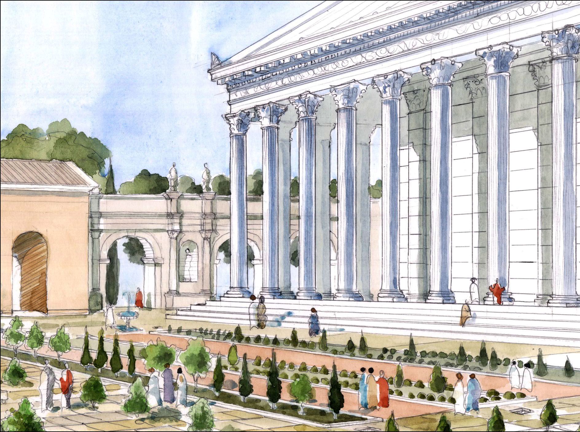 Reconstruction of the Temple Garden