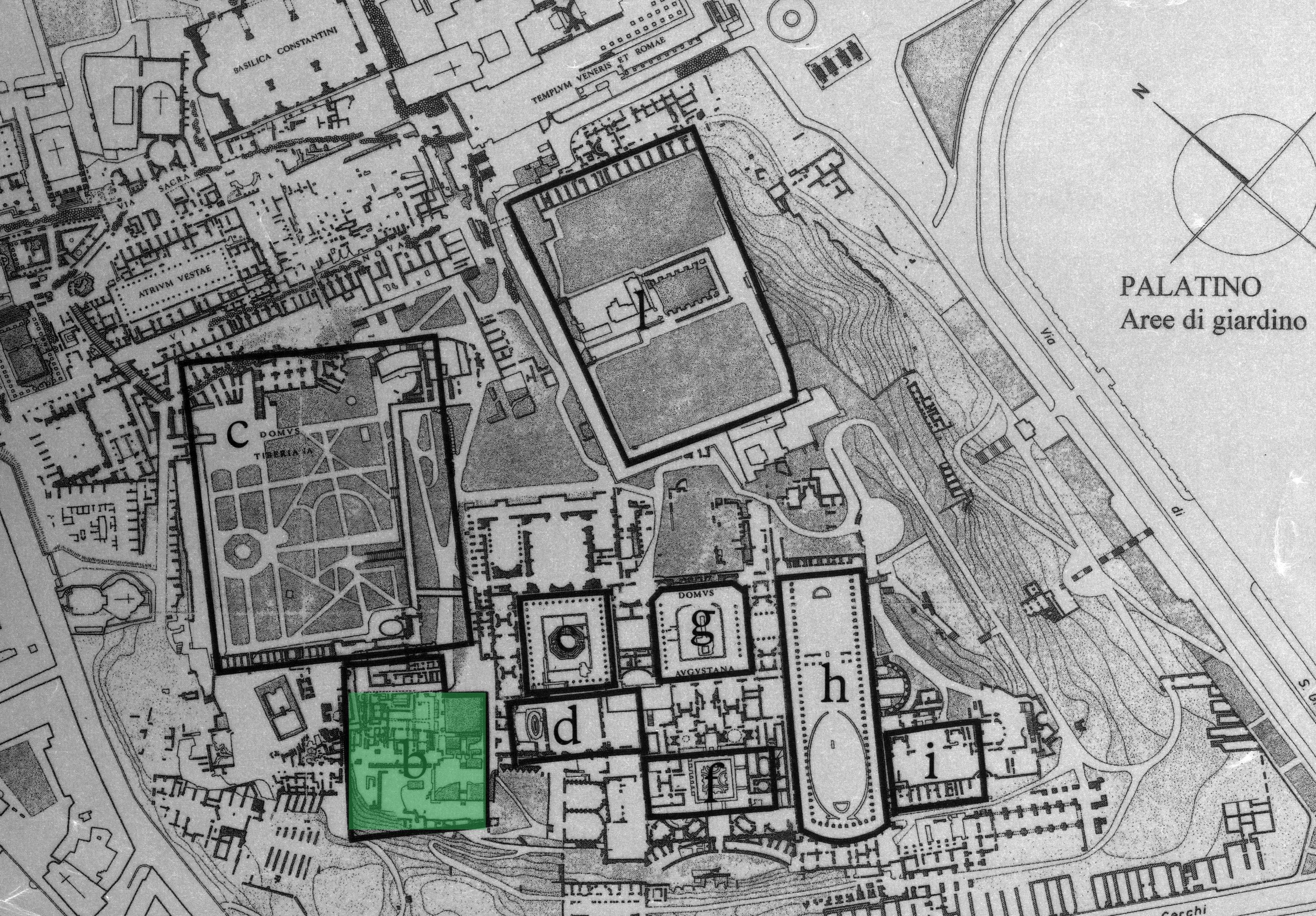 Plan of the Palatine