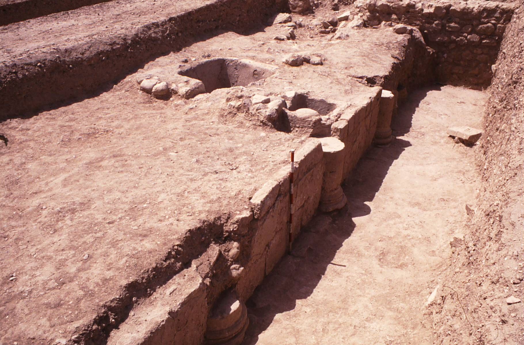 Figure 4: The raised garden in the peristyle courtyard in Herod’s Second Palace (photo by E. Netzer).