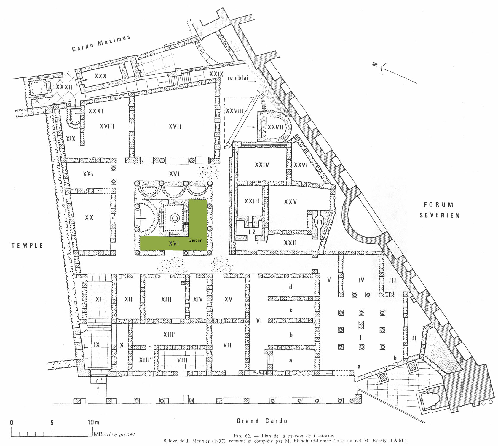 Plan of the House of Castorius.