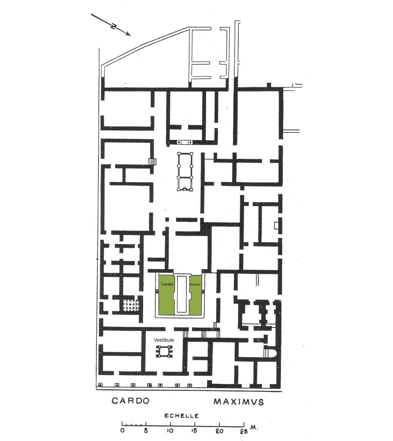 Plan of the House of Sertius at Thamugadi; rights statement